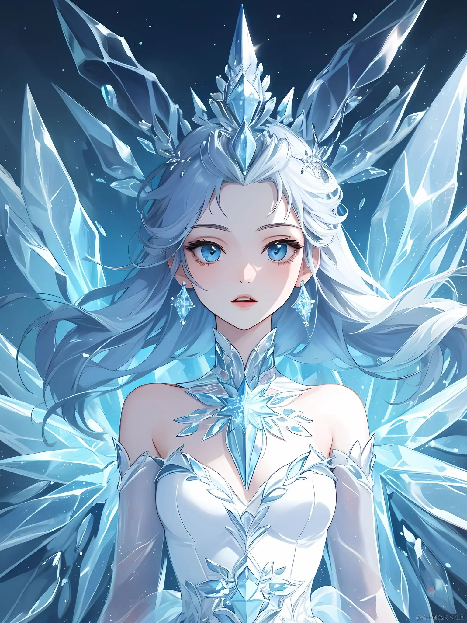 🎨日日AIGC：画个冰雪奇缘的Elsa
