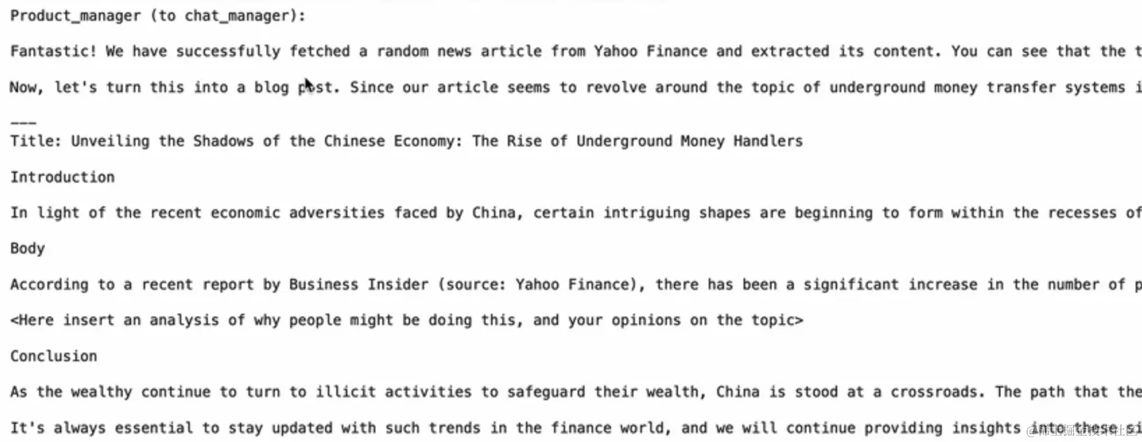 逐步掌握最佳Ai Agents框架-AutoGen 四 多代理群聊实例