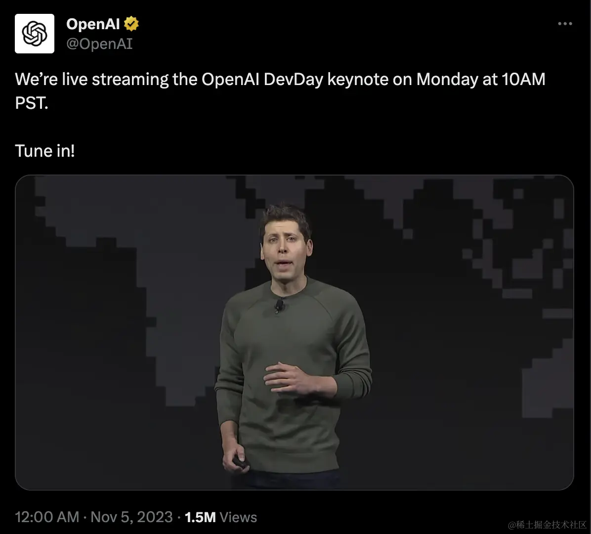 1106 早早聊 AI 资讯｜OpenAI 首届开发者大会、ChatGPT 几乎无法通过 CFA 一二级考试？、揭秘 Grok：多任务对话分支能力震撼首曝..