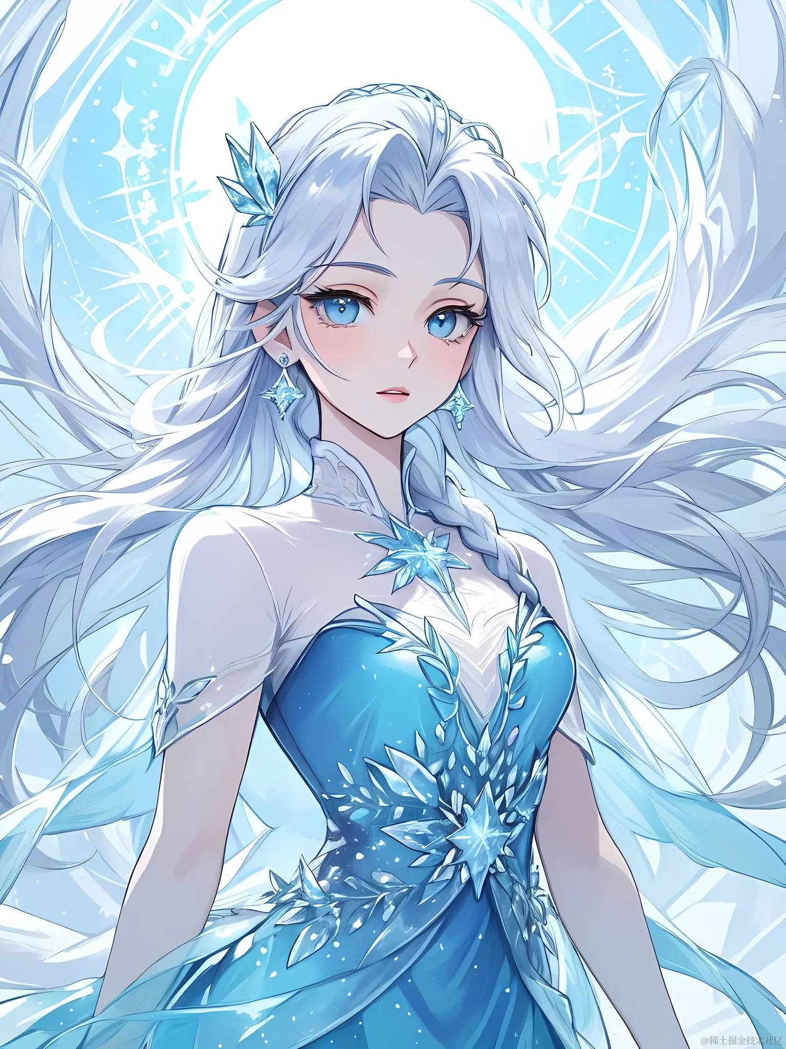 🎨日日AIGC：画个冰雪奇缘的Elsa
