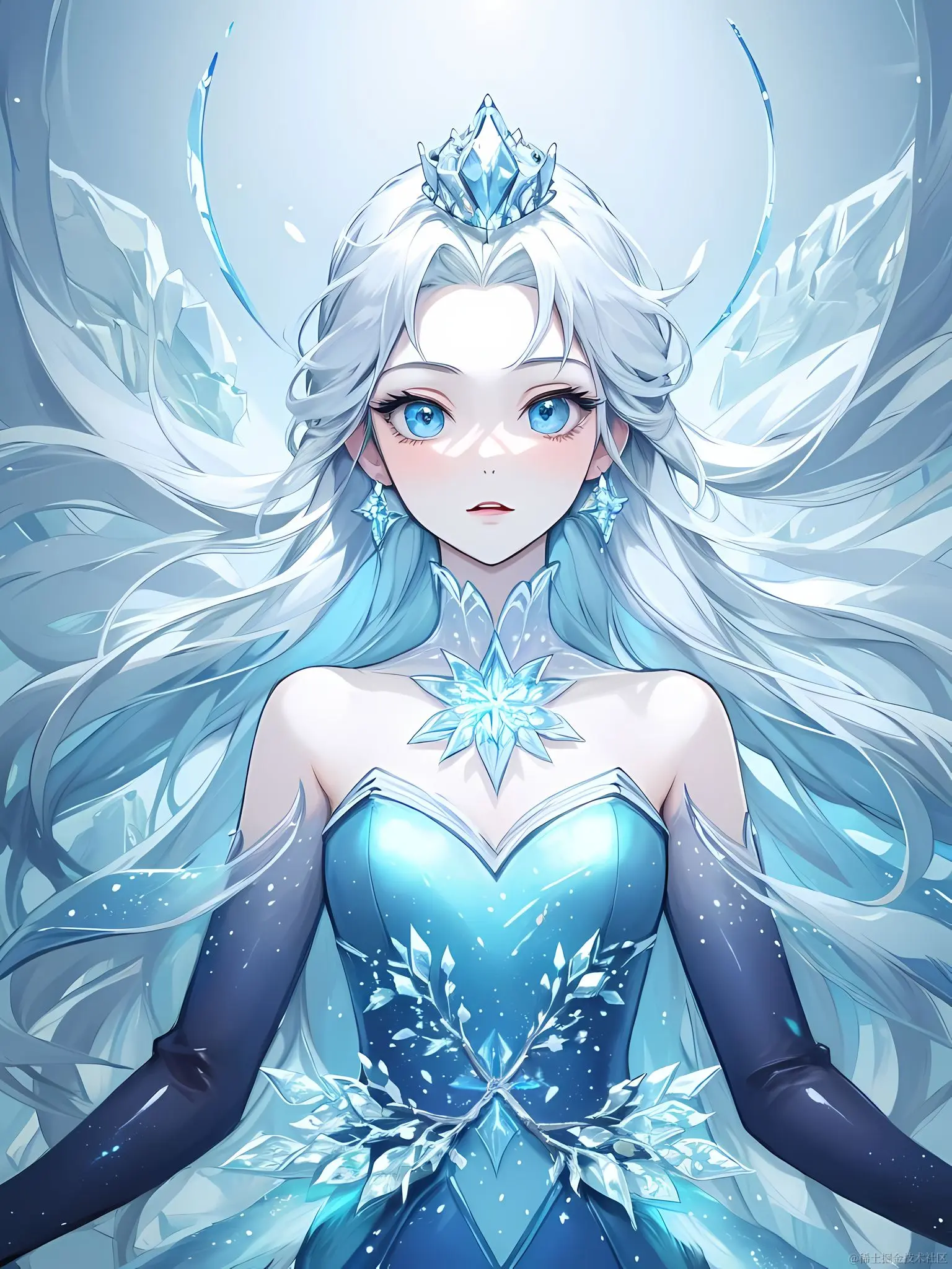 🎨日日AIGC：画个冰雪奇缘的Elsa