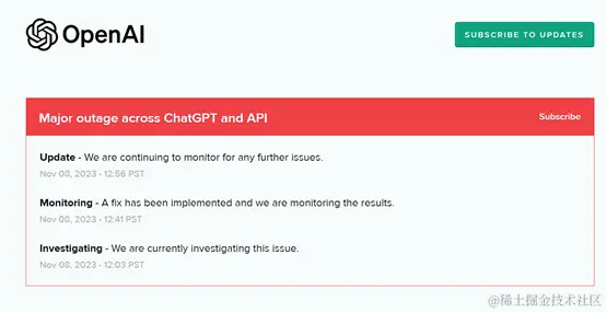 1109 早早聊 AI 资讯|ChatGPT 全线大崩溃!奥特曼亲自致歉、阿里将开源国内规模最大的 AI 大模型、GitHub 公布 Copilot ...