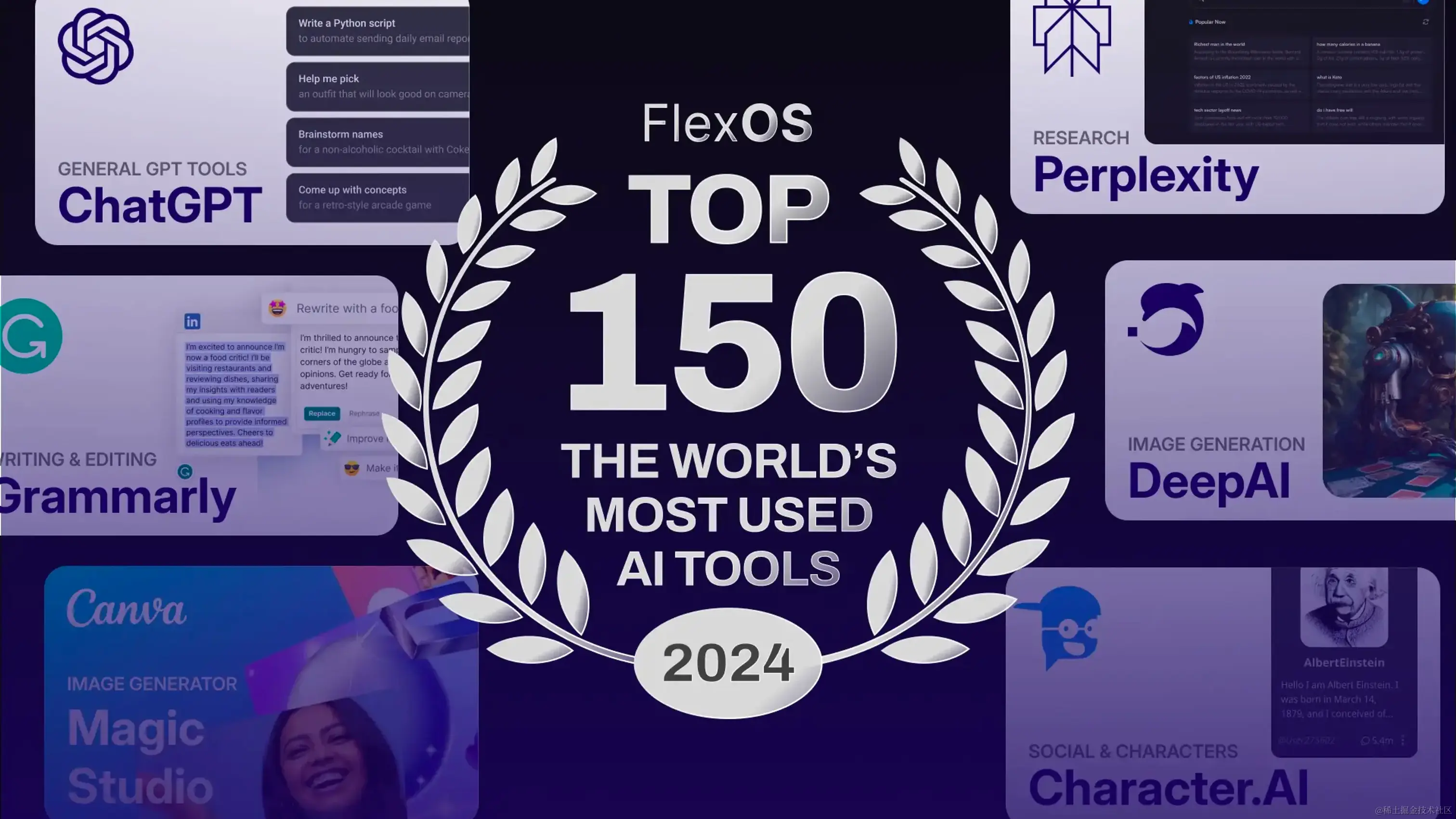 [报告] 生成式 AI (Generative AI) Top 150：2024年2月全球最受欢迎 AI 工具榜单