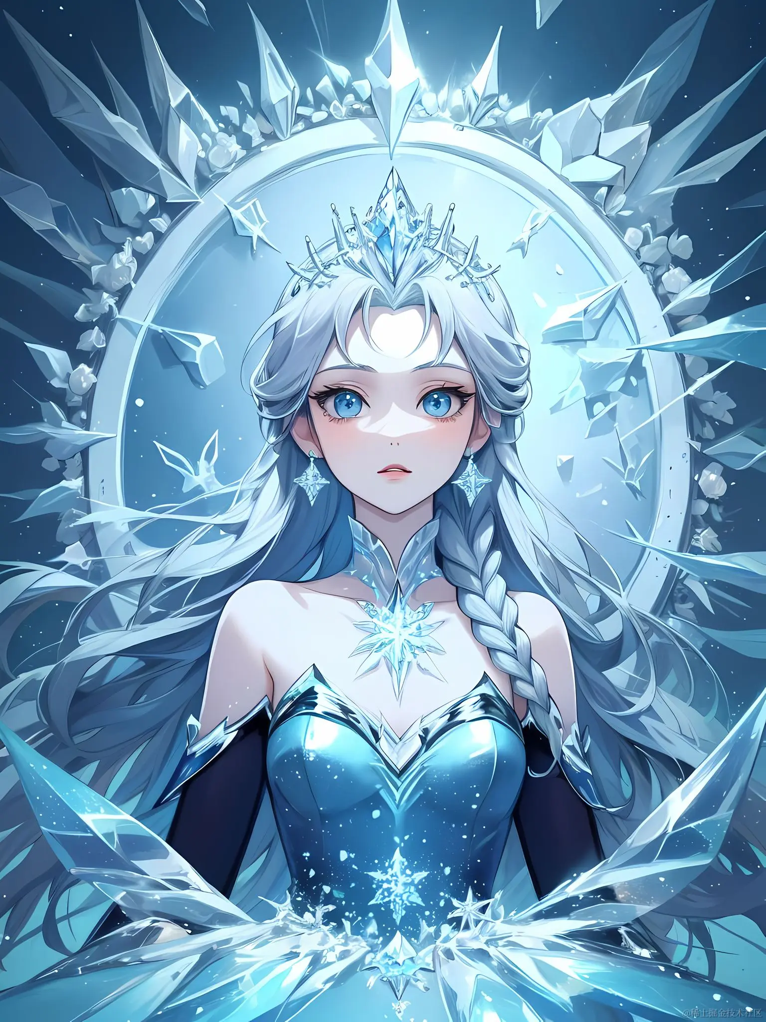 🎨日日AIGC：画个冰雪奇缘的Elsa