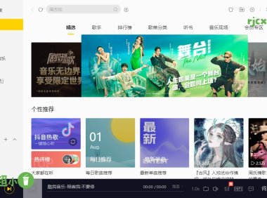酷我音樂 9.2.0.0 W6 去廣告破解VIP綠色版 – 奈斯科技軟體