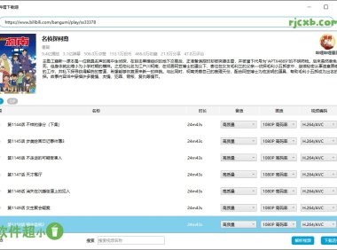 嗶哩下載姬 DownKyi 1.6.1 (B站影片下載) 綠色版 – 奈斯科技軟體